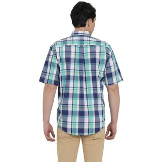 Foto 3 | Camisa Lee Hombre Classic Regular Manga Corta 668 Azul