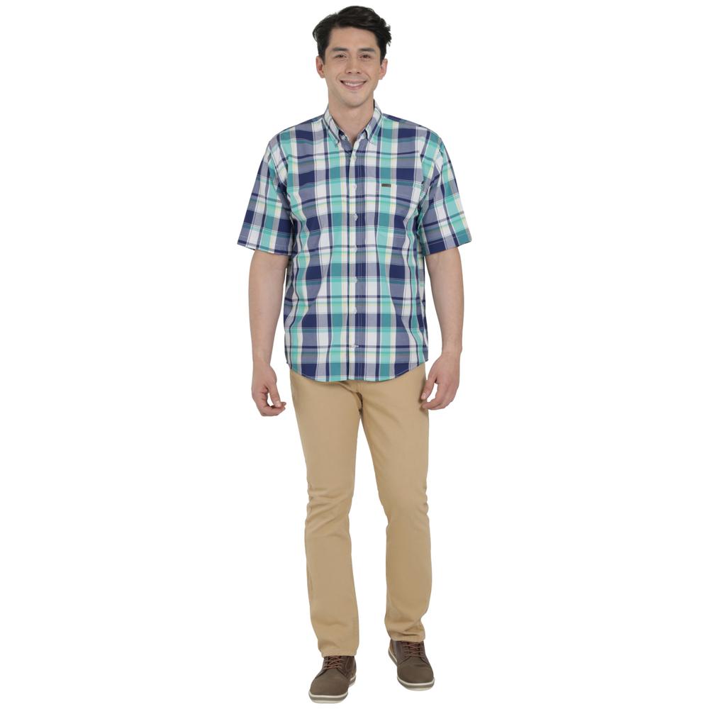 Foto 5 pulgar | Camisa Lee Hombre Classic Regular Manga Corta 668 Azul