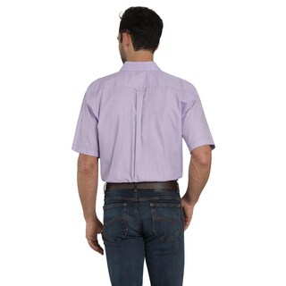 Foto 3 | Camisa Lee Hombre Classic Regular Manga Corta 765 Lila
