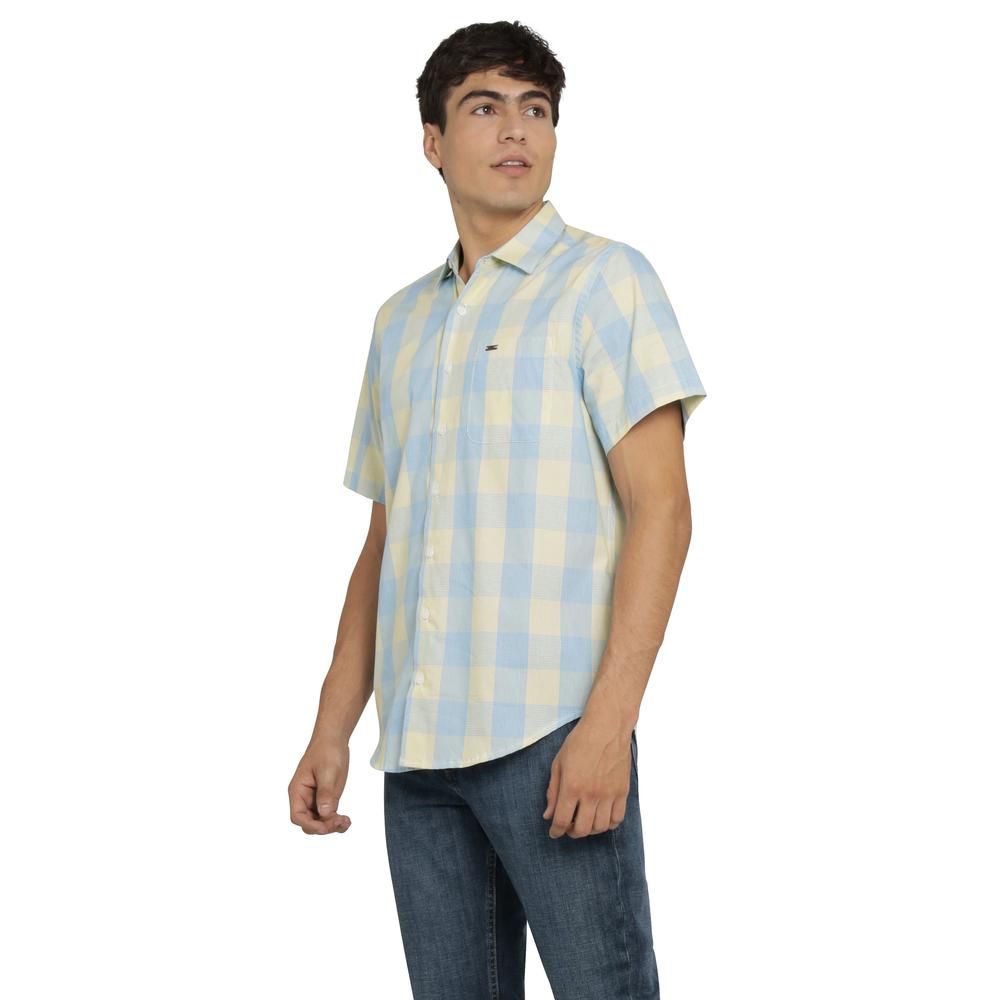Foto 3 pulgar | Camisa Lee Hombre Quality Genuine Slim Fit Manga Corta 801 Amarillo