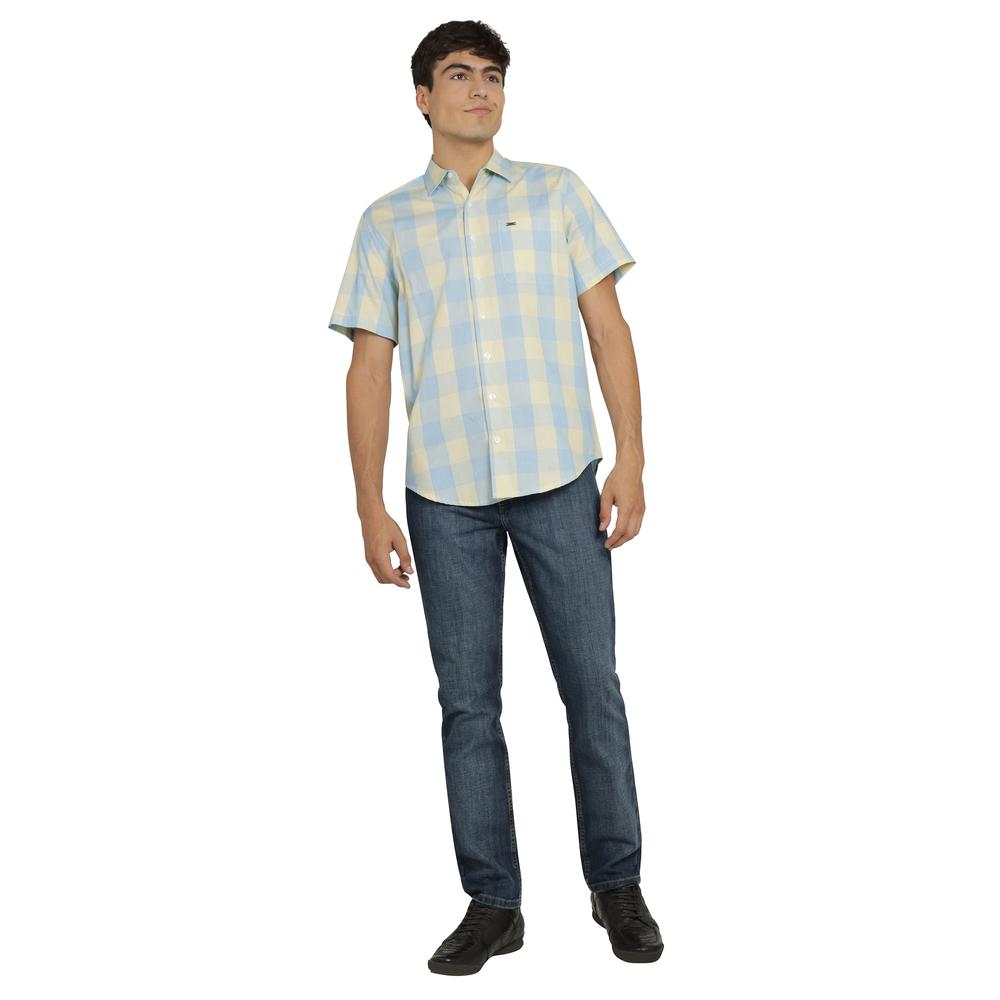 Foto 5 pulgar | Camisa Lee Hombre Quality Genuine Slim Fit Manga Corta 801 Amarillo