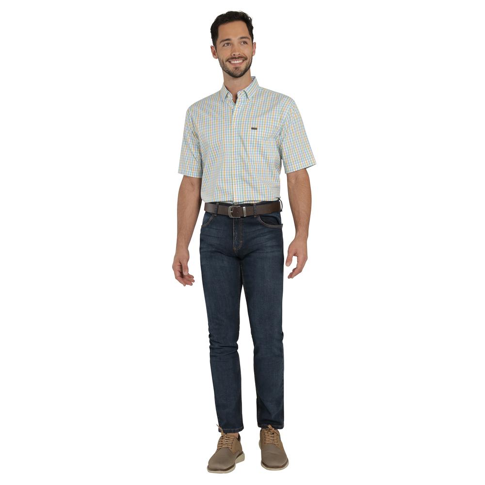 Foto 5 pulgar | Camisa Lee Hombre Classic Regular Manga Corta 757 Amarillo