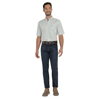 Foto 4 | Camisa Lee Hombre Classic Regular Manga Corta 757 Amarillo