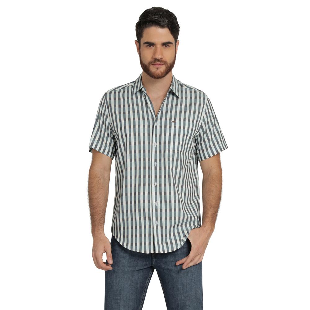 Foto 2 pulgar | Camisa Lee Hombre Quality Genuine Slim Fit Manga Corta 840 Azul