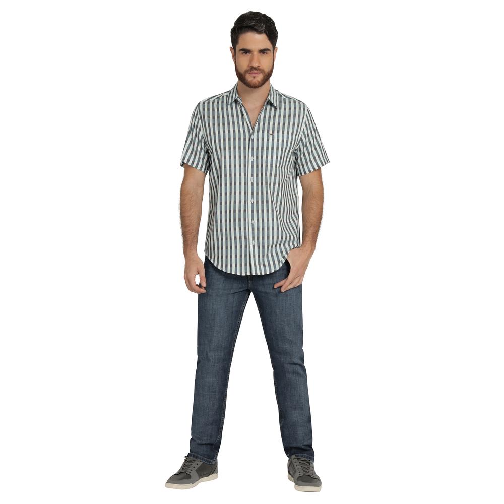 Foto 5 pulgar | Camisa Lee Hombre Quality Genuine Slim Fit Manga Corta 840 Azul