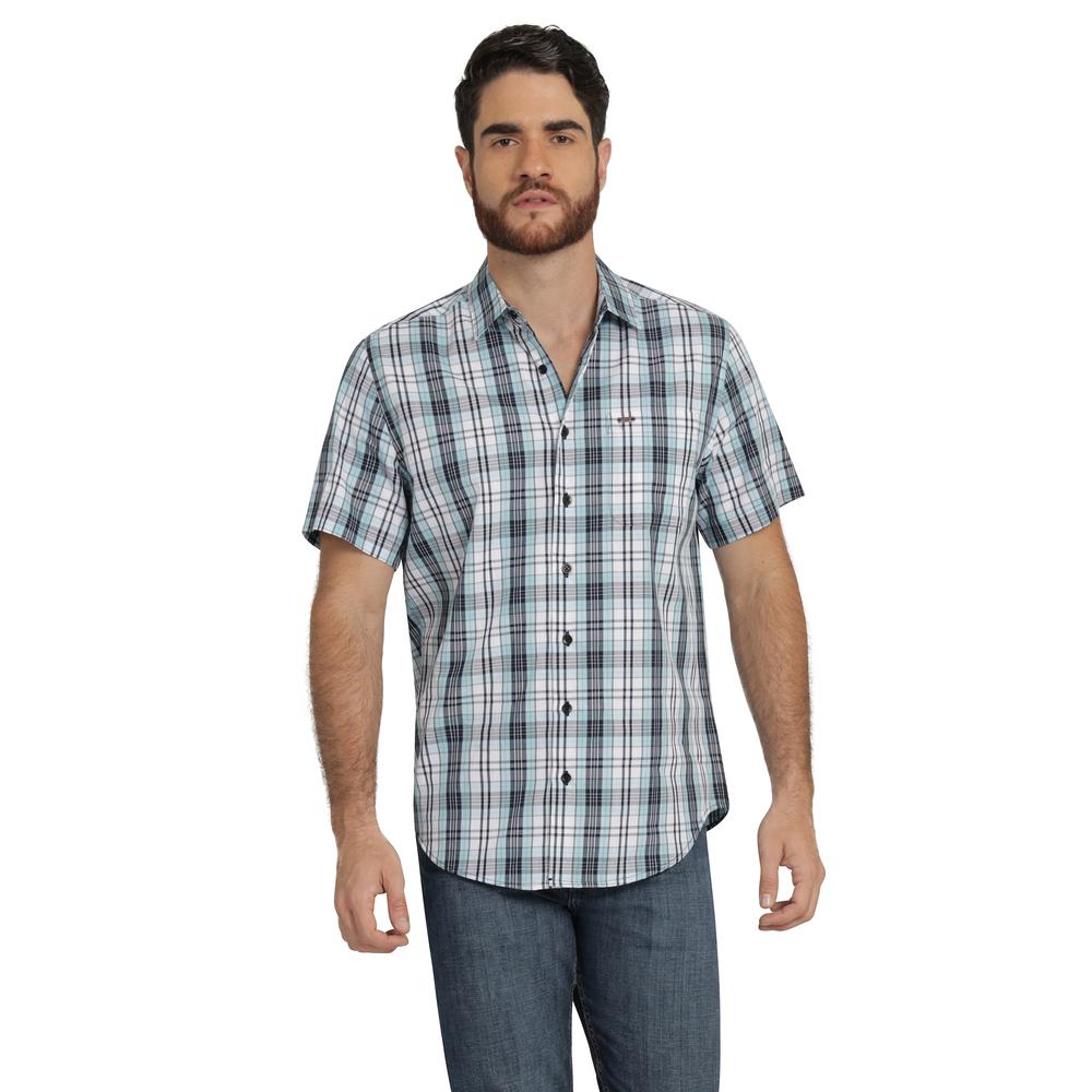 Foto 2 pulgar | Camisa Lee Hombre Quality Genuine Slim Fit Manga Corta 836 Azul