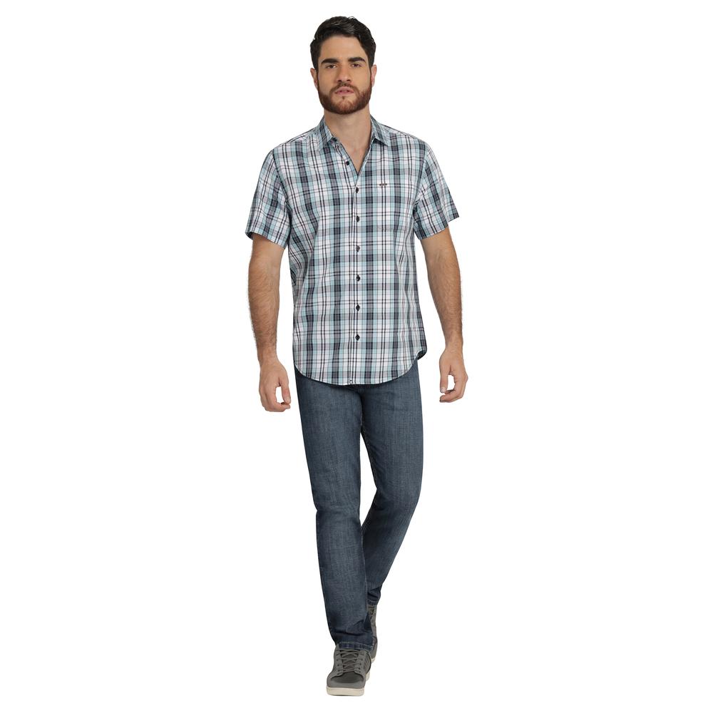 Foto 5 pulgar | Camisa Lee Hombre Quality Genuine Slim Fit Manga Corta 836 Azul