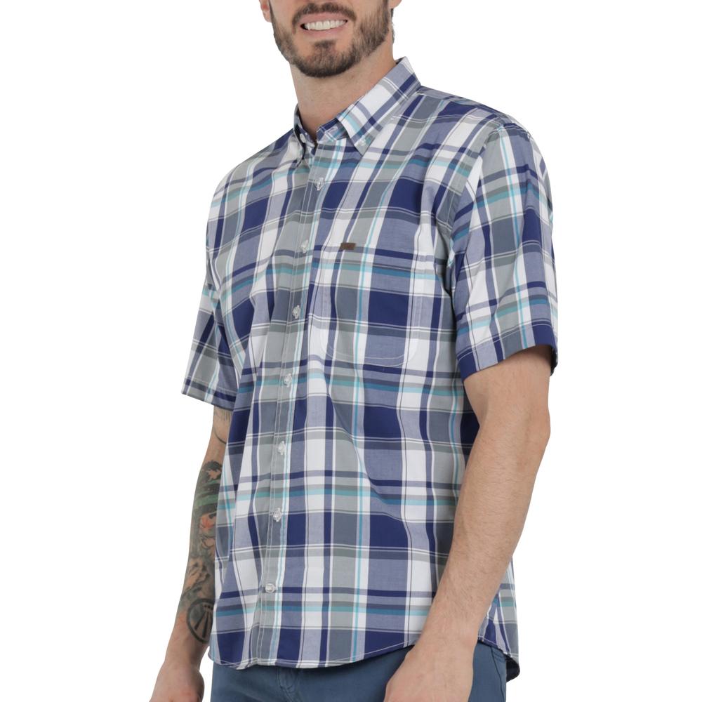 Foto 6 pulgar | Camisa Lee Hombre Classic Regular Manga Corta 720 Azul
