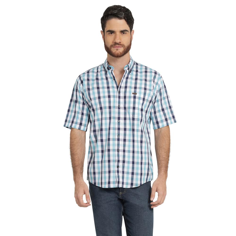 Foto 2 pulgar | Camisa Lee Hombre Classic Regular Manga Corta 758 Azul