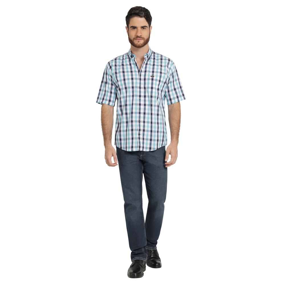 Foto 5 pulgar | Camisa Lee Hombre Classic Regular Manga Corta 758 Azul