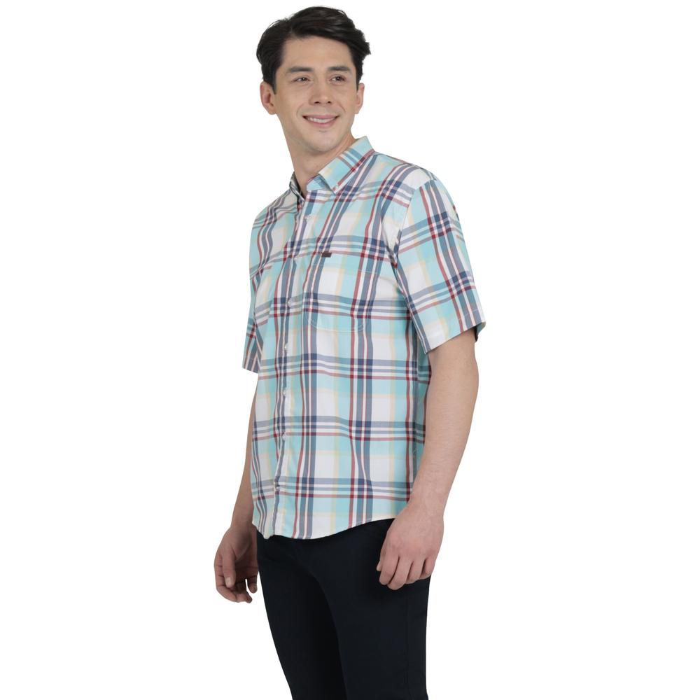 Foto 3 pulgar | Camisa Lee Hombre Classic Regular Manga Corta 667 Azul
