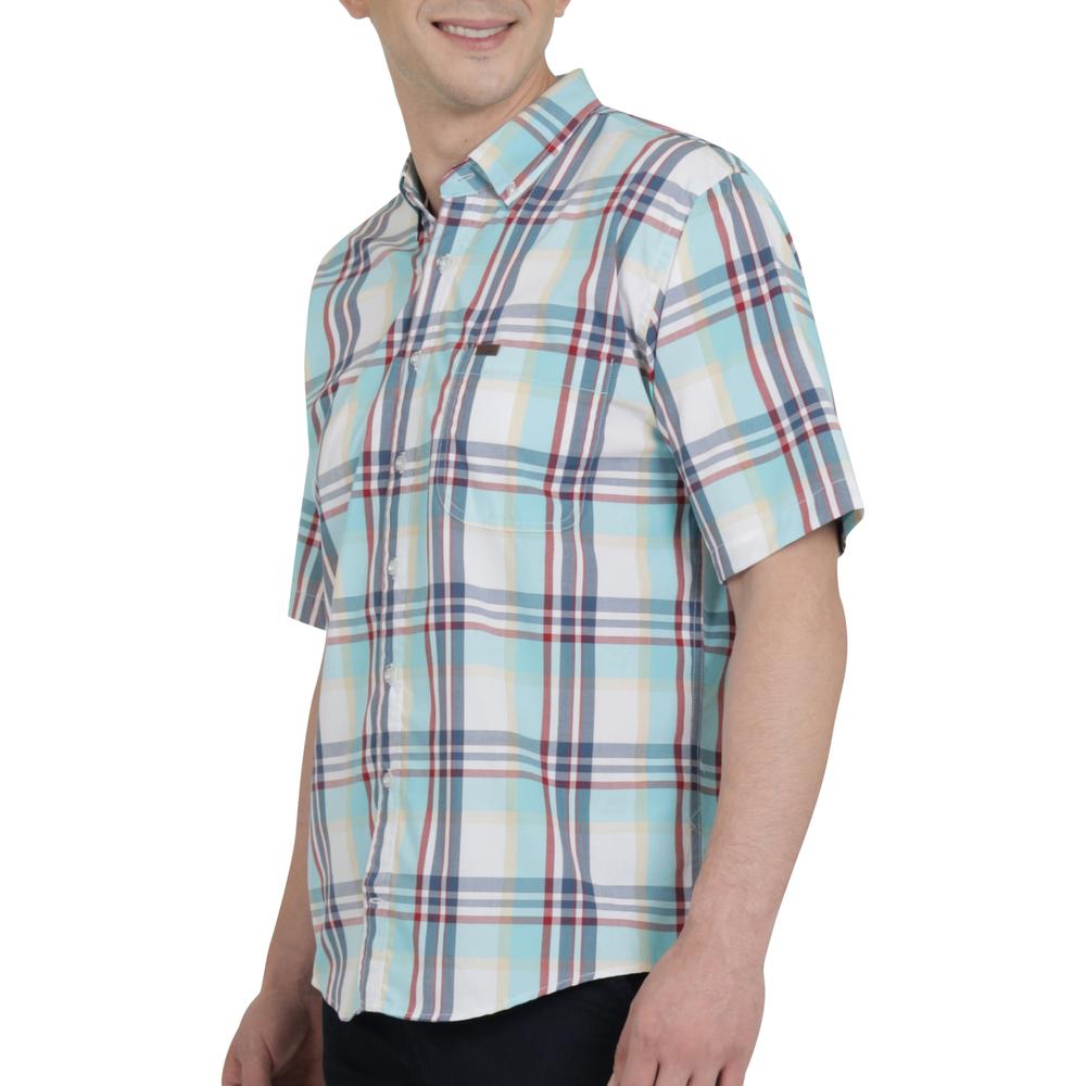 Foto 6 pulgar | Camisa Lee Hombre Classic Regular Manga Corta 667 Azul