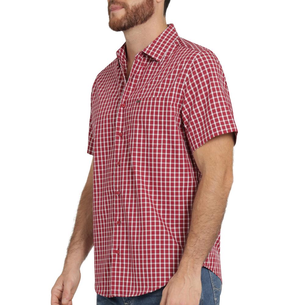 Foto 6 pulgar | Camisa Lee Hombre Quality Genuine Slim Fit Manga Corta 837 Vino