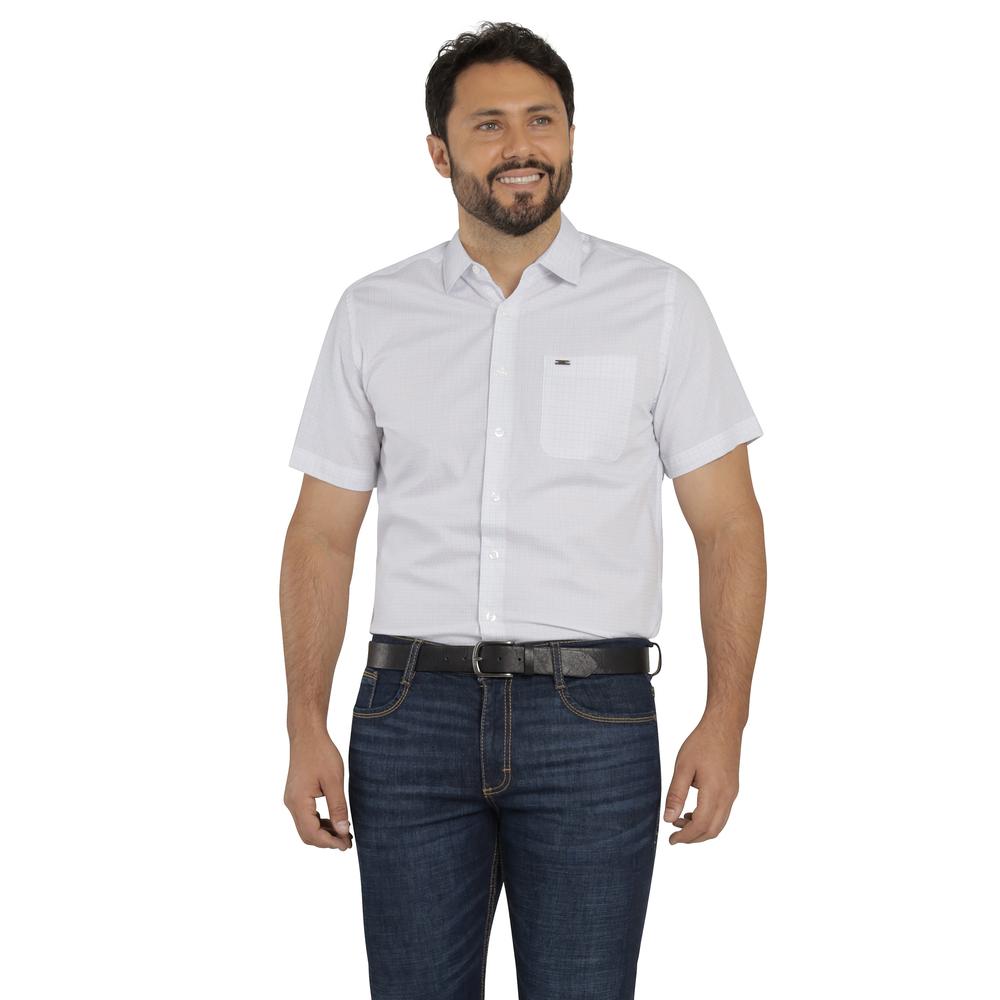 Foto 2 pulgar | Camisa Lee Hombre Quality Genuine Slim Fit Manga Corta 799 Blanco