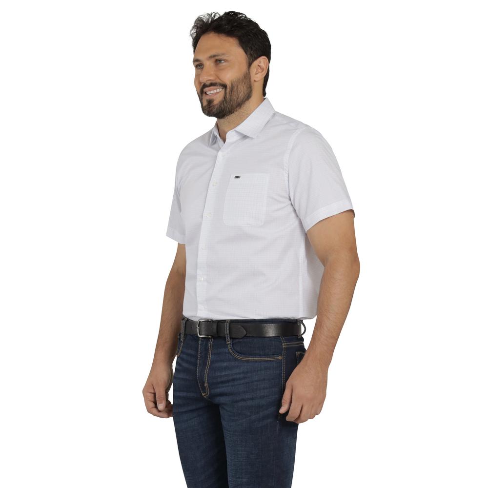 Foto 3 pulgar | Camisa Lee Hombre Quality Genuine Slim Fit Manga Corta 799 Blanco