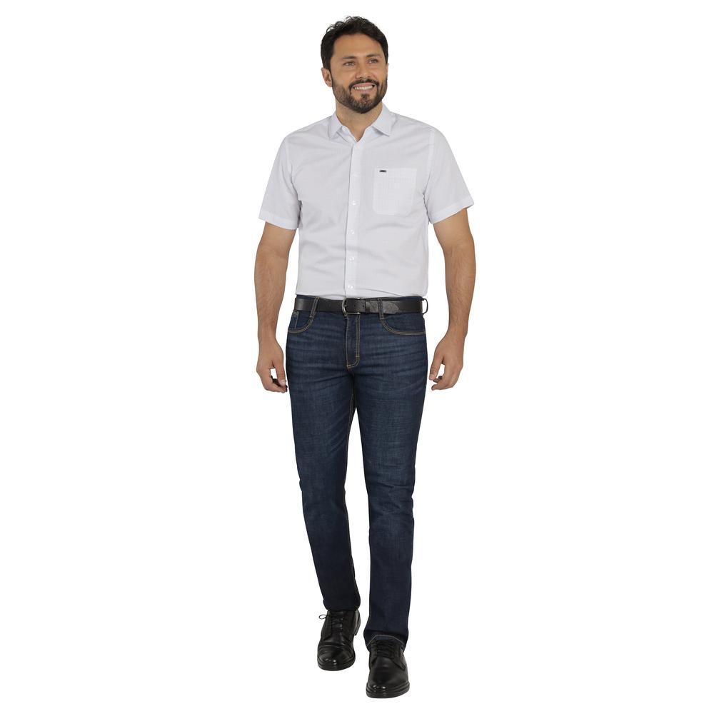 Foto 5 pulgar | Camisa Lee Hombre Quality Genuine Slim Fit Manga Corta 799 Blanco