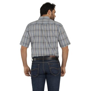 Foto 3 | Camisa Lee Hombre Classic Regular Manga Corta 768 Azul Marino
