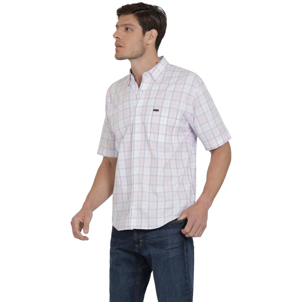 Foto 3 pulgar | Camisa Lee Hombre Classic Regular Manga Corta 770 Rosa