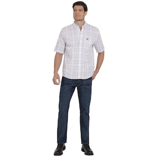 Foto 4 | Camisa Lee Hombre Classic Regular Manga Corta 770 Rosa