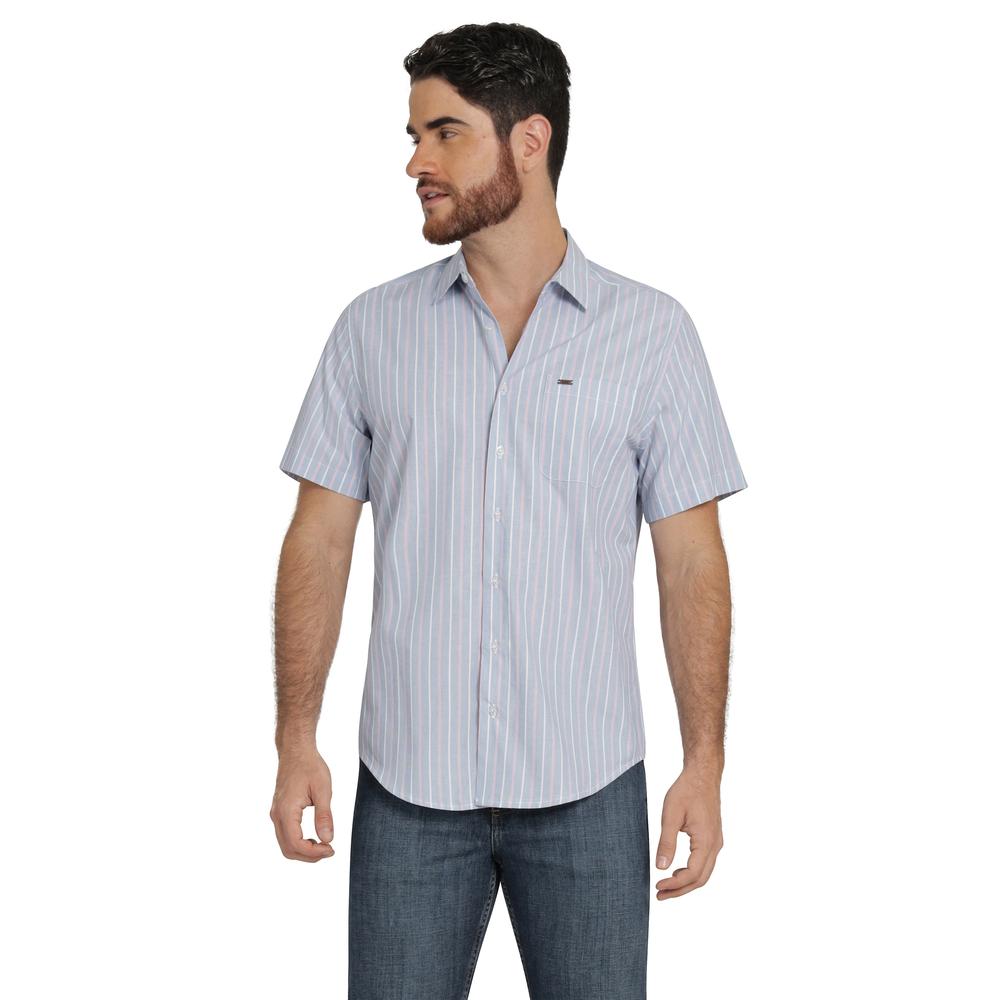 Foto 2 pulgar | Camisa Lee Hombre Quality Genuine Slim Fit Manga Corta 804 Azul