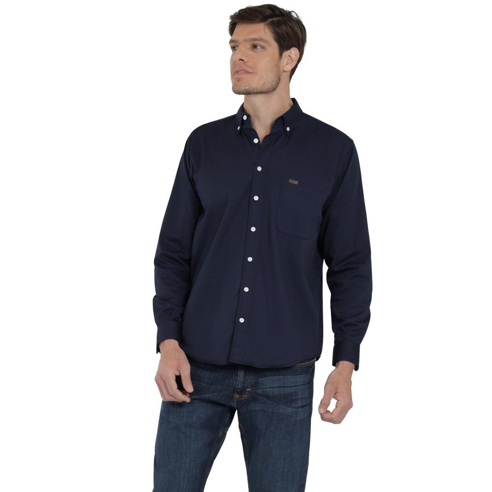 Foto 2 pulgar | Camisa Lee Hombre Classic Regular Manga Larga 633 Azul Marino