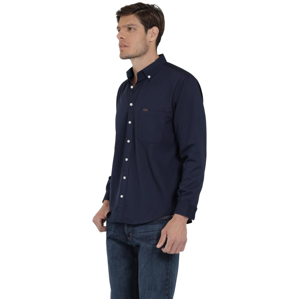 Foto 3 pulgar | Camisa Lee Hombre Classic Regular Manga Larga 633 Azul Marino