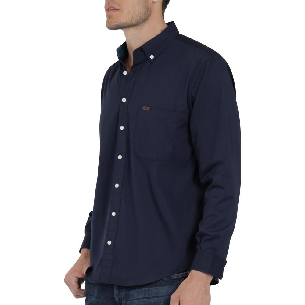 Foto 6 pulgar | Camisa Lee Hombre Classic Regular Manga Larga 633 Azul Marino