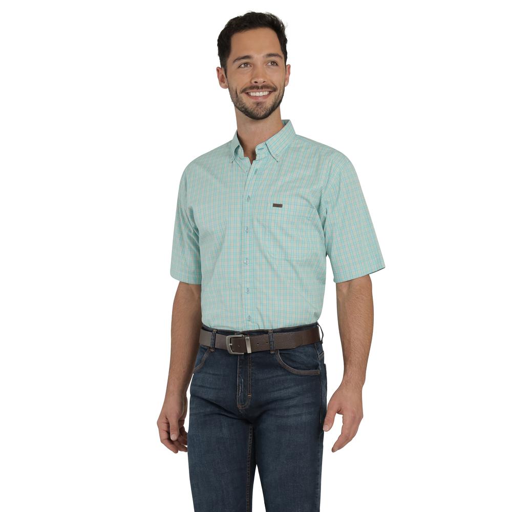 Foto 2 pulgar | Camisa Lee Hombre Classic Regular Manga Corta 789 Verde