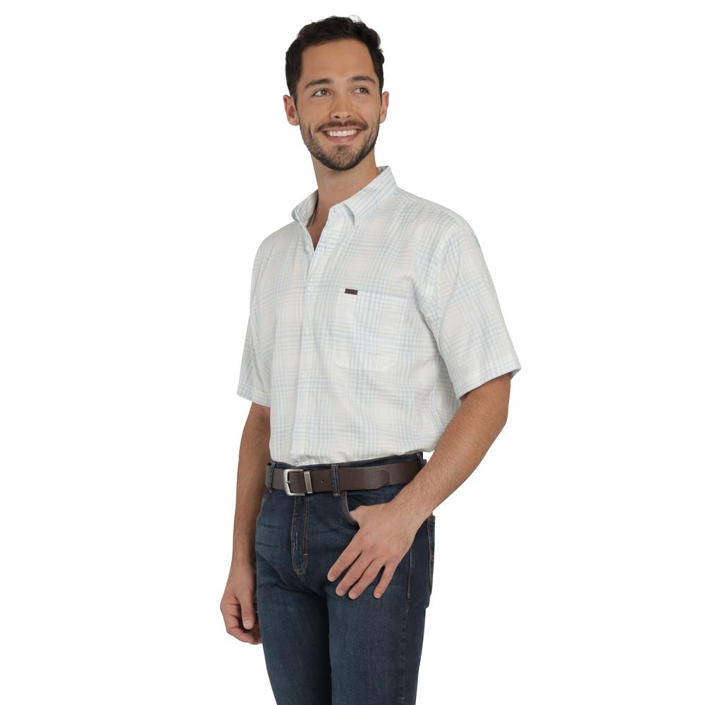 Foto 3 pulgar | Camisa Lee Classic Regular Manga Corta 760 Azul para Hombre