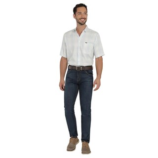 Foto 4 | Camisa Lee Classic Regular Manga Corta 760 Azul para Hombre