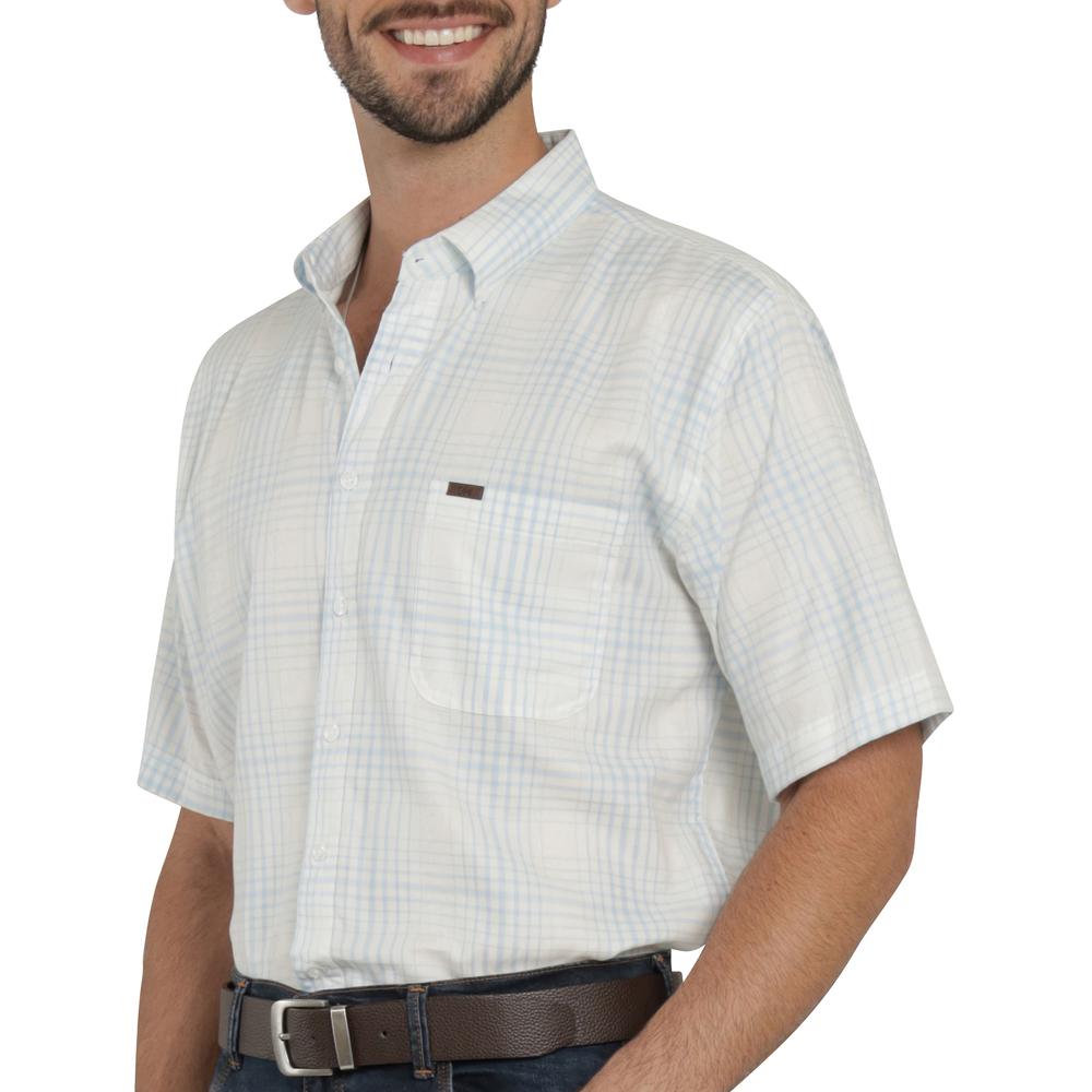 Foto 5 | Camisa Lee Classic Regular Manga Corta 760 Azul para Hombre