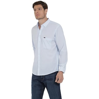 Foto 2 | Camisa Lee Classic Regular Manga Larga 151 Azul Cielo para Hombre
