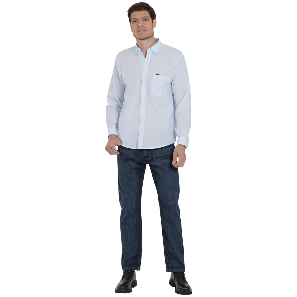 Foto 5 pulgar | Camisa Lee Classic Regular Manga Larga 151 Azul Cielo para Hombre
