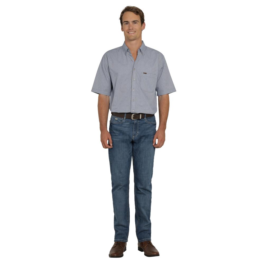 Foto 5 pulgar | Camisa Lee Classic Regular Manga Corta 786 Gris para Hombre