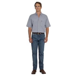 Foto 4 | Camisa Lee Classic Regular Manga Corta 786 Gris para Hombre