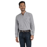 Camisa Lee Classic Regular Manga Larga 879 Gris para Hombre
