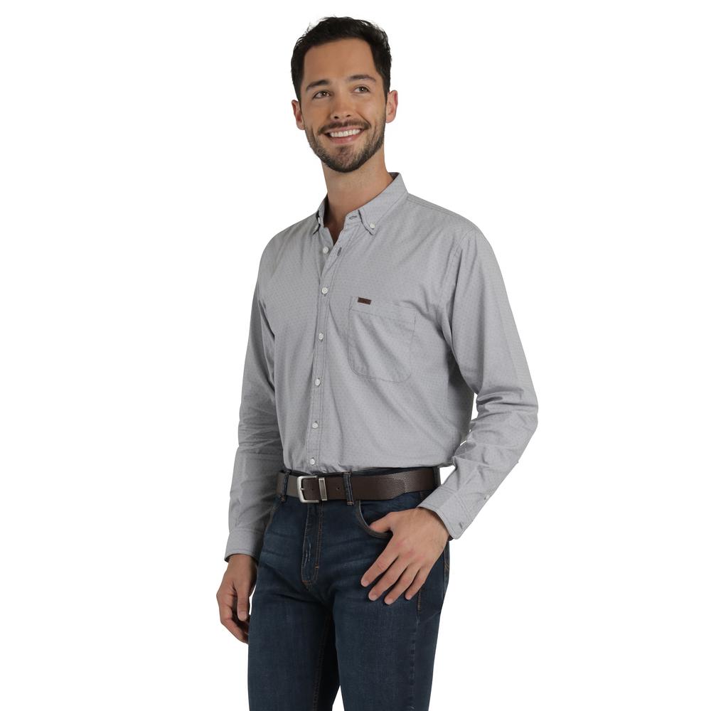 Foto 3 pulgar | Camisa Lee Classic Regular Manga Larga 879 Gris para Hombre
