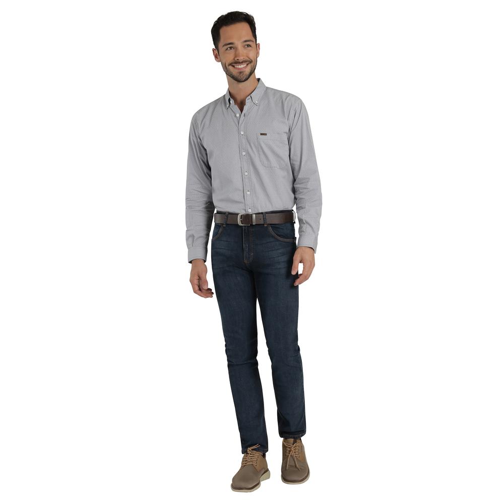Foto 5 pulgar | Camisa Lee Classic Regular Manga Larga 879 Gris para Hombre