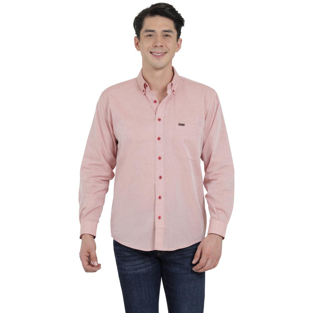Foto 2 pulgar | Camisa Lee Classic Regular Manga Larga 740 Naranja para Hombre