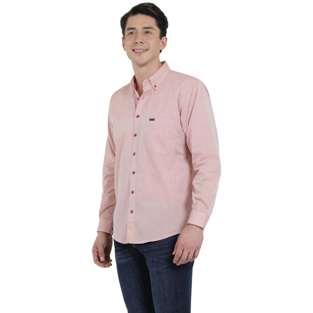 Foto 3 pulgar | Camisa Lee Classic Regular Manga Larga 740 Naranja para Hombre
