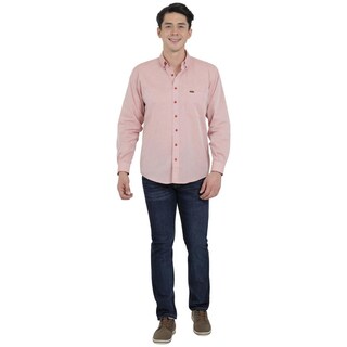 Foto 4 | Camisa Lee Classic Regular Manga Larga 740 Naranja para Hombre