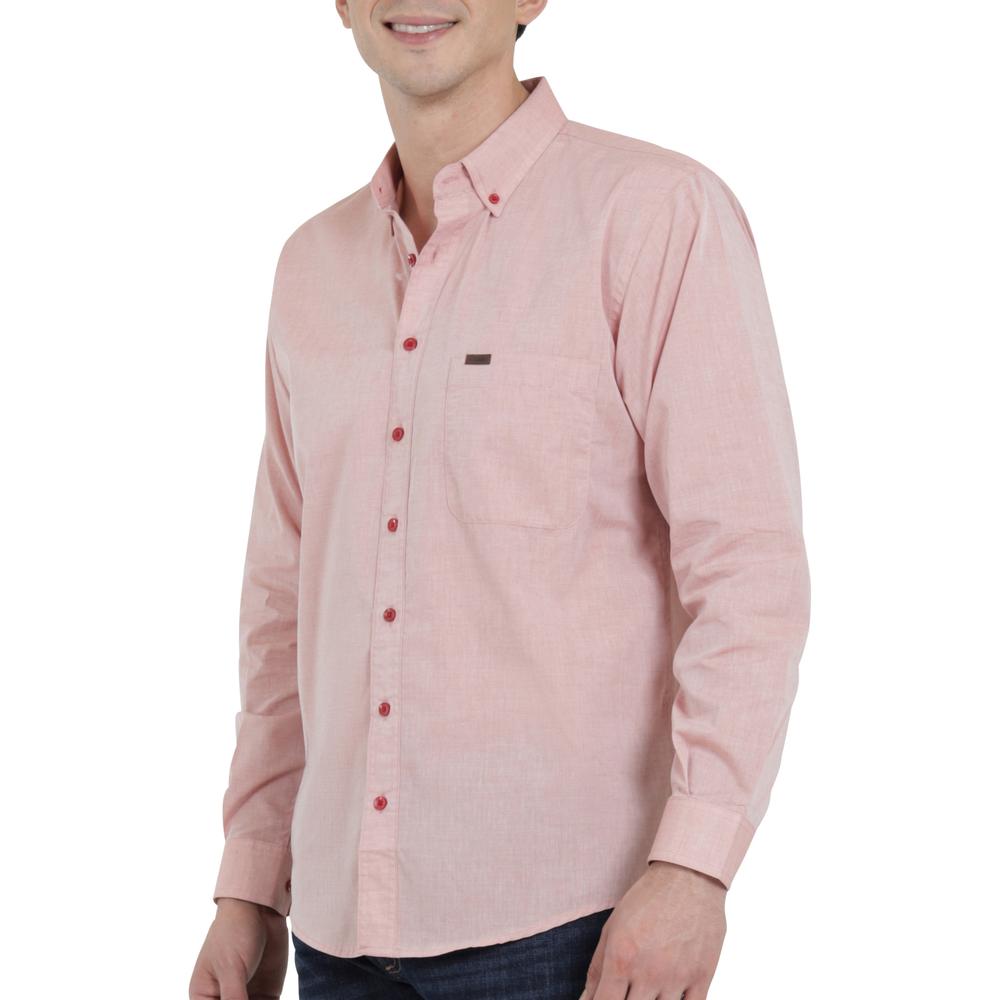 Foto 6 pulgar | Camisa Lee Classic Regular Manga Larga 740 Naranja para Hombre