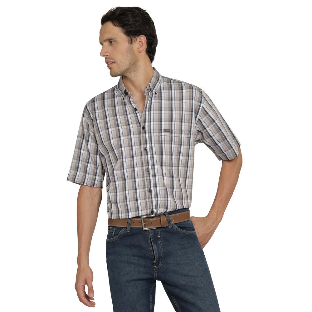 Foto 2 pulgar | Camisa Lee Classic Regular Manga Corta 823 Café para Hombre