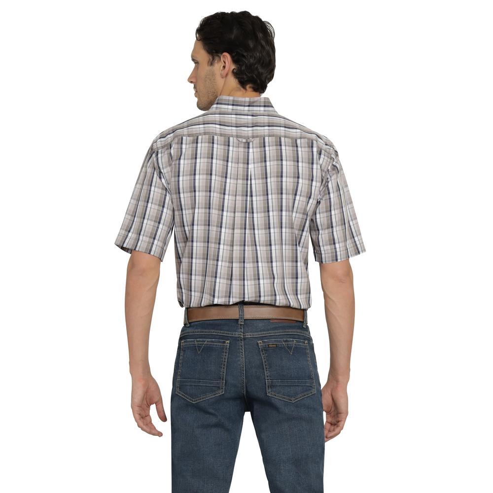Foto 4 pulgar | Camisa Lee Classic Regular Manga Corta 823 Café para Hombre