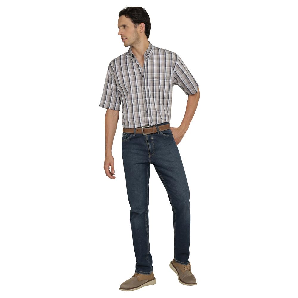 Foto 5 pulgar | Camisa Lee Classic Regular Manga Corta 823 Café para Hombre