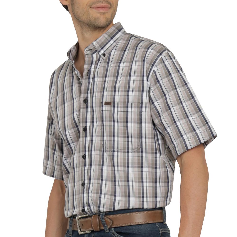 Foto 6 pulgar | Camisa Lee Classic Regular Manga Corta 823 Café para Hombre