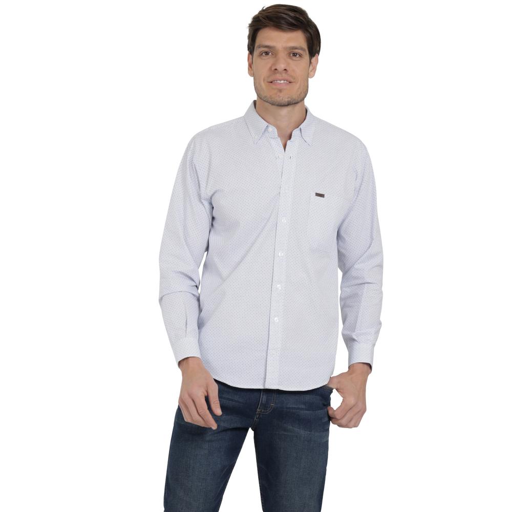 Foto 2 pulgar | Camisa Lee Classic Regular Manga Larga Azul para Hombre