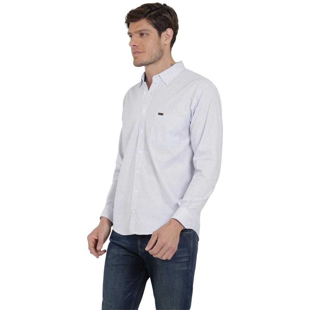 Foto 3 pulgar | Camisa Lee Classic Regular Manga Larga Azul para Hombre