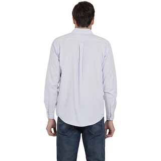 Foto 3 | Camisa Lee Classic Regular Manga Larga Azul para Hombre