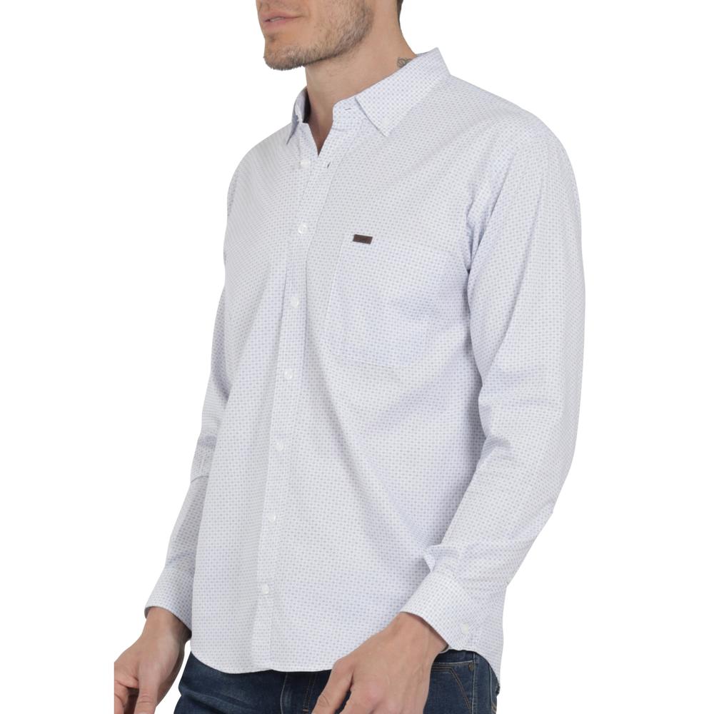 Foto 6 pulgar | Camisa Lee Classic Regular Manga Larga Azul para Hombre